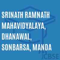 Srinath Ramnath Mahavidyalaya, Dhanawal, Sonbarsa, Manda College Logo