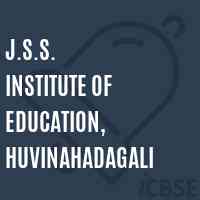 J.S.S. Institute of Education, Huvinahadagali Logo