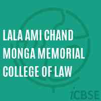 Lala Ami Chand Monga Memorial College of Law Logo