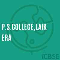 P.S.College,Laikera Logo