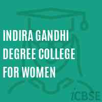 Indira Gandhi Degree College for Women Logo