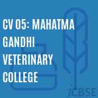 CV 05: Mahatma Gandhi Veterinary College Logo