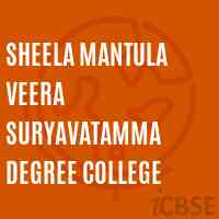 Sheela mantula Veera Suryavatamma Degree College Logo
