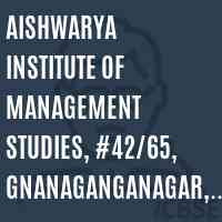 Aishwarya Institute of Management Studies, #42/65, Gnanaganganagar, Near Jnanabharathi, Ring Road, Bangalore -56 Logo