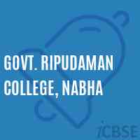 Govt. Ripudaman College, Nabha Logo