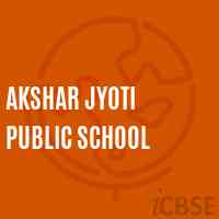 Akshar Jyoti Public School Logo