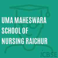 Uma Maheswara School of Nursing Raichur Logo
