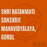 Shri Ratanmoti Sanskrit Mahavidyalaya, Gokul College Logo