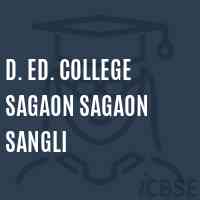 D. Ed. College Sagaon Sagaon Sangli Logo