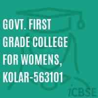 Govt. First Grade College for Womens, Kolar-563101 Logo