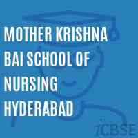 Mother Krishna Bai School of Nursing Hyderabad Logo