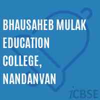 Bhausaheb Mulak Education College, Nandanvan Logo