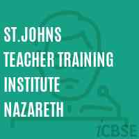 St.Johns Teacher Training Institute Nazareth Logo