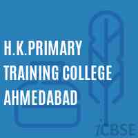 H.K.Primary Training College Ahmedabad Logo