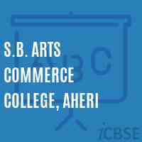 S.B. Arts Commerce College, Aheri Logo