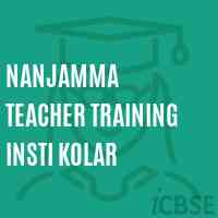 Nanjamma Teacher Training Insti Kolar College Logo