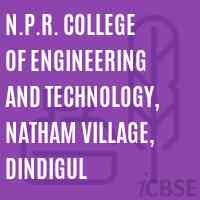 N.P.R. College of Engineering and Technology, Natham Village, Dindigul Logo