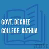 Govt. Degree College, Kathua Logo