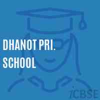 Dhanot Pri. School Logo
