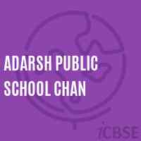 Adarsh Public School Chan Logo