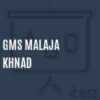 Gms Malaja Khnad Middle School Logo