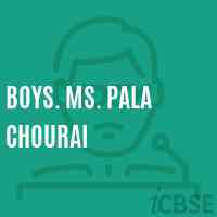 Boys. Ms. Pala Chourai Middle School Logo