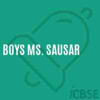 Boys Ms. Sausar Middle School Logo
