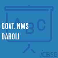 Govt. Nms Daroli Middle School Logo