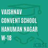 Vaishnav Convent School Hanuman Nagar W-18 Logo