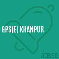 Gps(E) Khanpur Primary School Logo