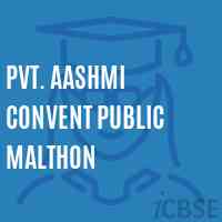 Pvt. Aashmi Convent Public Malthon Middle School Logo