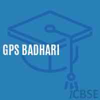 Gps Badhari Primary School Logo