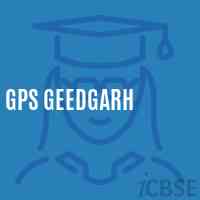Gps Geedgarh Primary School Logo