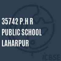 35742 P.H R Public School Laharpur Logo