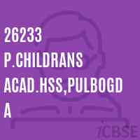 26233 P.Childrans Acad.Hss,Pulbogda Senior Secondary School Logo