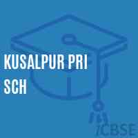 Kusalpur Pri Sch Primary School Logo
