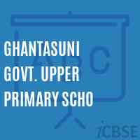 Ghantasuni Govt. Upper Primary Scho Middle School Logo
