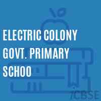 Electric Colony Govt. Primary Schoo Primary School Logo