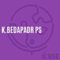 K.Bedapadr Ps Primary School Logo