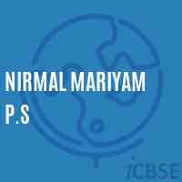 Nirmal Mariyam P.S Primary School Logo