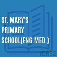 St. Mary'S Primary School(Eng.Med.) Logo