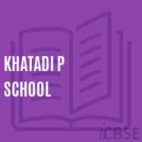 Khatadi P School Logo
