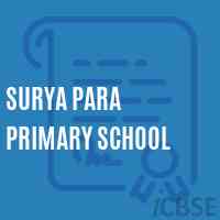 Surya Para Primary School Logo