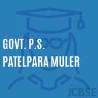 Govt. P.S. Patelpara Muler Primary School Logo