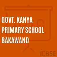 Govt. Kanya Primary School Bakawand Logo