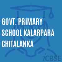 Govt. Primary School Kalarpara Chitalanka Logo