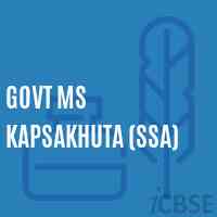 Govt Ms Kapsakhuta (Ssa) Middle School Logo
