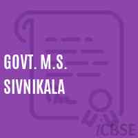 Govt. M.S. Sivnikala Middle School Logo