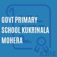 Govt Primary School Kukrinala Mohera Logo