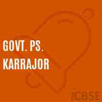 Govt. Ps. Karrajor Primary School Logo